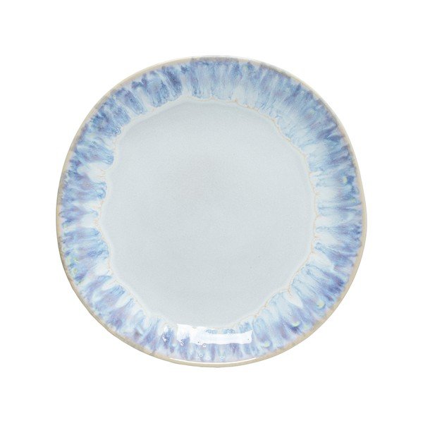 Piatto da dolce bianco/blu in gres ø 22 cm Brisa – Costa Nova