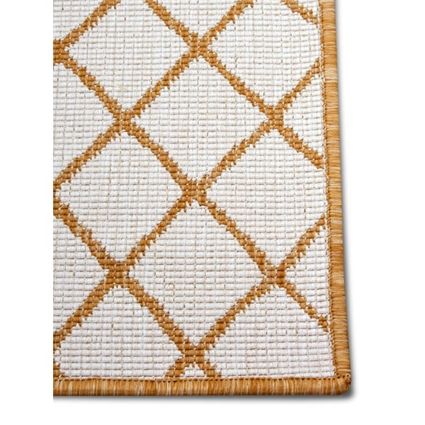 Tappeto da esterno ocra-giallo-bianco 80x150 cm Malaga - NORTHRUGS-image-4