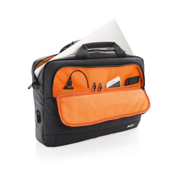 Černá taška na notebook XD Design 15'' Swiss Peak, 8 l-image-1