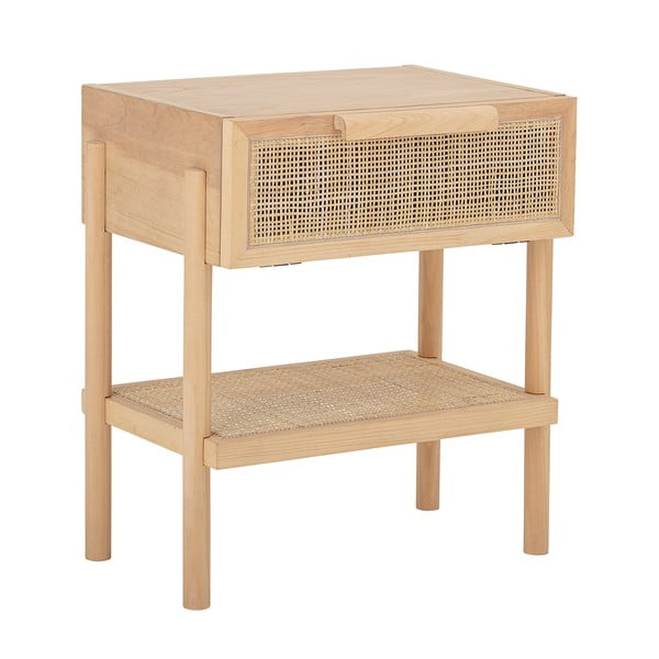 Comodino in legno di pino colore naturale Manon - Bloomingville-image-3