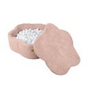 Piscina di palline rosa in velluto a coste ø 90 cm altezza totale 30 cm – Meowbaby