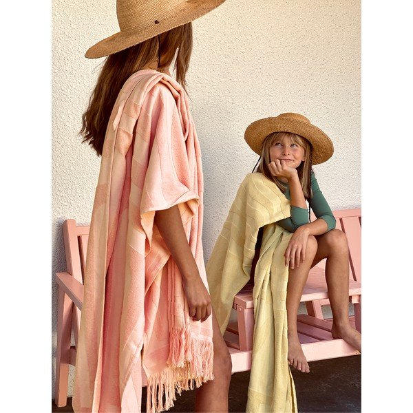 Telo mare in cotone rosa, 160 x 90 cm Luxe - Sunnylife-image-3