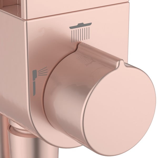 Set rubinetteria da doccia in metallo rosa chiaro 110 cm ALU+ - Ideal Standard-image-3