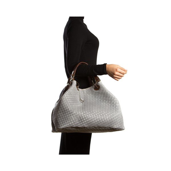 Kožená kabelka Isabella Rhea 8019 Grigio-image-2