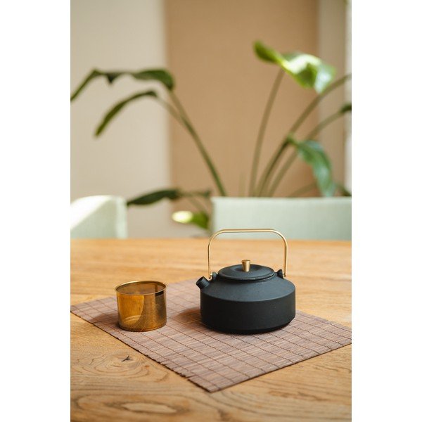 Teiera nera in ghisa con filtro 1 l Shangdong – Bredemeijer-image-2