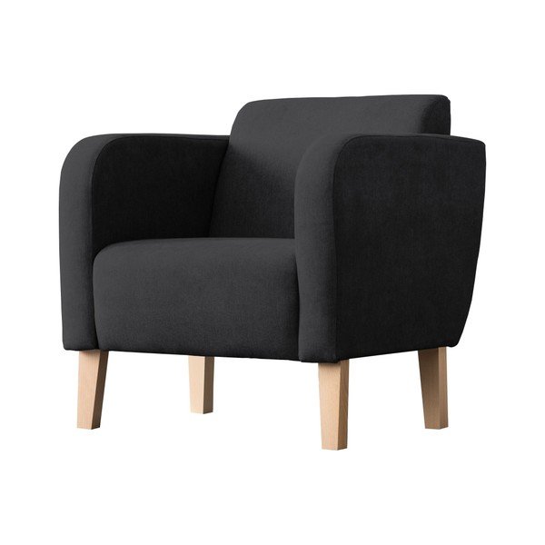 Tmavě šedé křeslo Kooko Home Swing