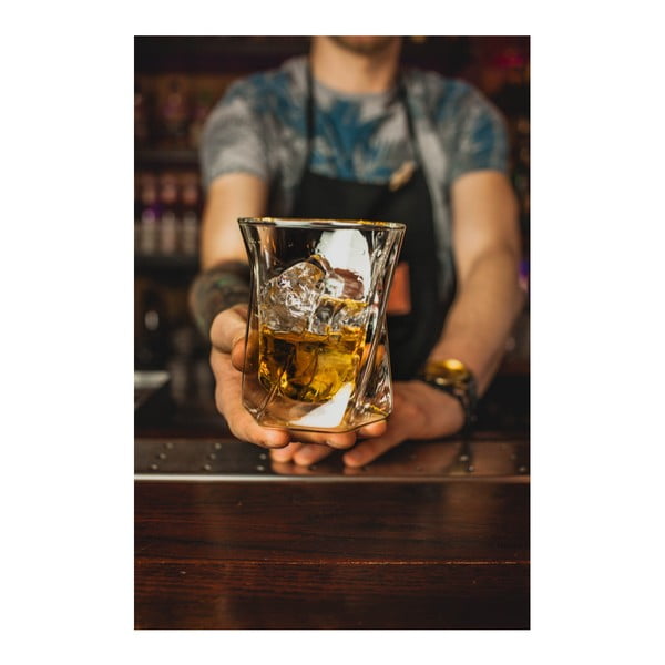 Bicchiere da whisky a doppia parete , 300 ml - Vialli Design-image-3