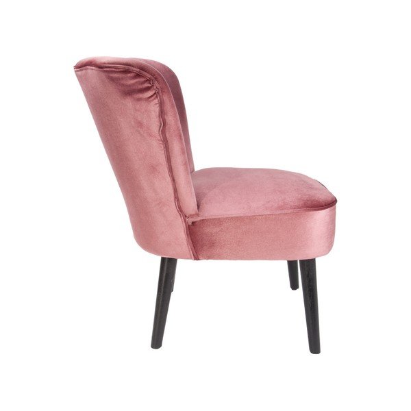 Sedia rosa con rivestimento in velluto Luxury - Leitmotiv-image-1