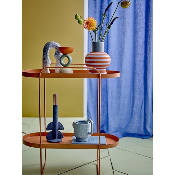 Tavolo portaoggetti in metallo 25x57 cm Reet - Bloomingville-image-4