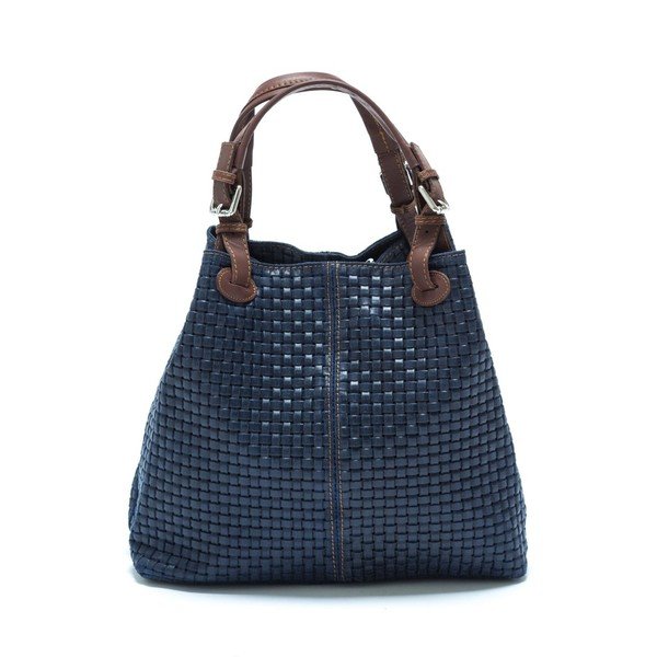 Borsa in pelle 858 Blu - Isabella Rhea-image-1