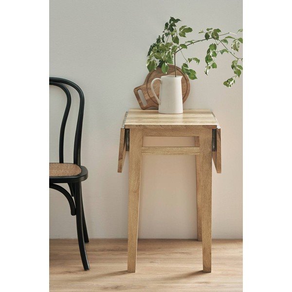 Tavolo da pranzo in mango massiccio allungabile con estensione 43,5x60 cm Derri – Ellos Home-image-1