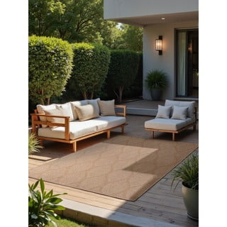 Tappeto da interno/esterno beige/avorio 200x290 cm Duet Liora – NORTHRUGS