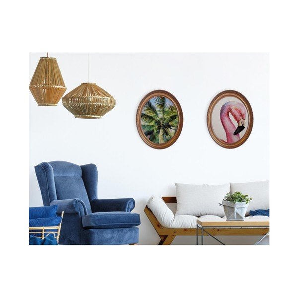 Quadro murale ovale Albero di palma - Velvet Atelier-image-4
