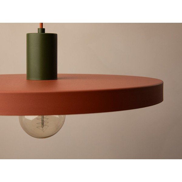 Lampadario color mattone in metallo ø 40 cm Ori – Micadoni -image-4