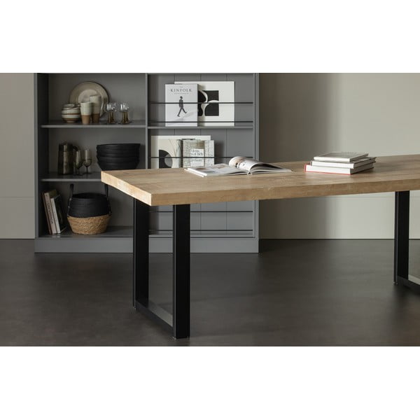 Tavolo da pranzo con piano in legno di mango , 180 x 90 cm Tablo - WOOOD-image-1