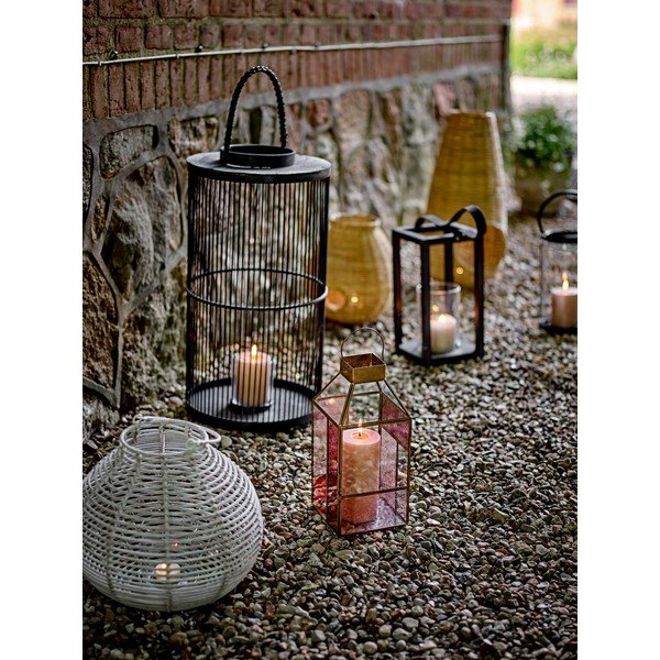 Lanterna in vetro (altezza totale 34 cm) Drew – Bloomingville-image-1