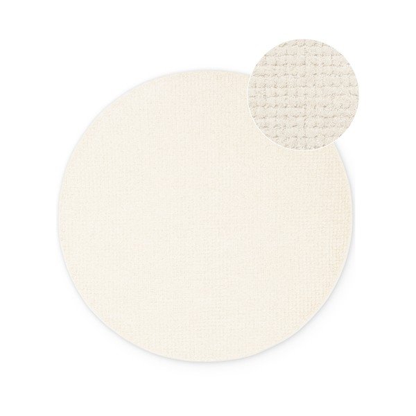 Tappeto rotondo color crema in lana ø 200 cm Eloise – Hanse Home
