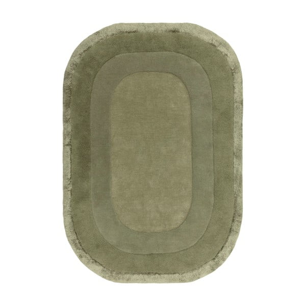 Tappeto verde tessuto a mano con lana 200x290 cm Halo - Asiatic Carpets