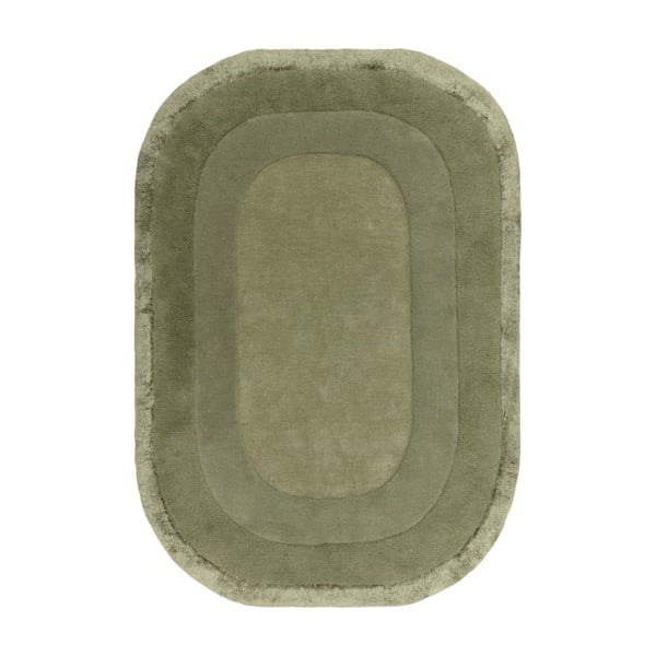 Tappeto verde tessuto a mano con lana 160x230 cm Halo - Asiatic Carpets