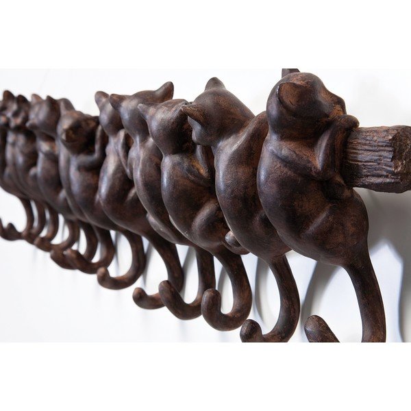 Appendiabiti da parete marrone Gatti - Kare Design-image-4