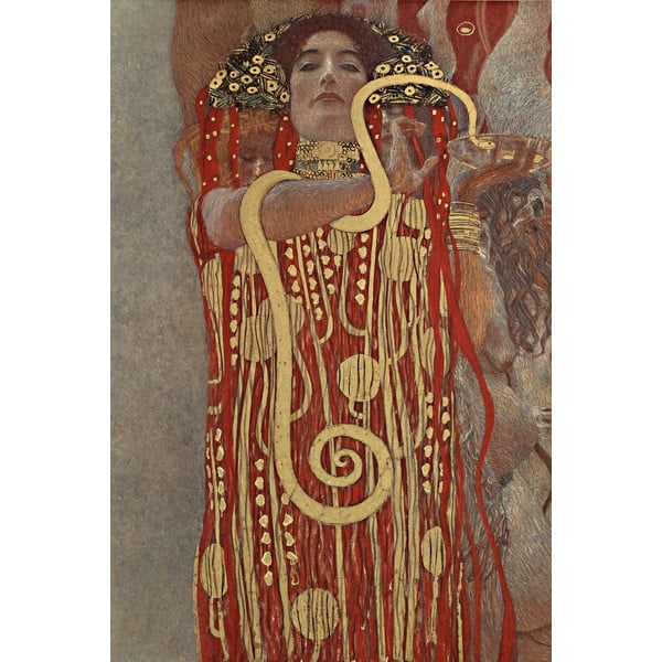 Dipinto - riproduzione 40x60 cm Hygieia, Gustav Klimt - Fedkolor