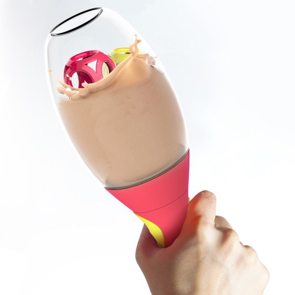 Shaker rosso fumo, 600 ml Samba - Asobu-image-1
