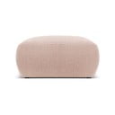Sgabello in tessuto bouclé rosa Molino - Micadoni Home