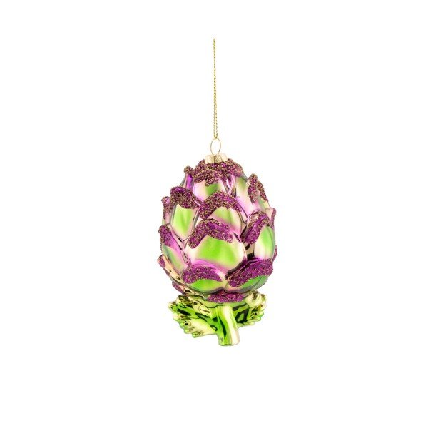 Decorazione per albero di natale in vetro 7 cm Artichoke – Sass & Belle