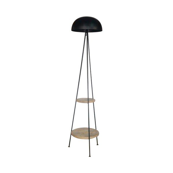 Lampada da terra nera (altezza 150 cm) Ardecor - Sema