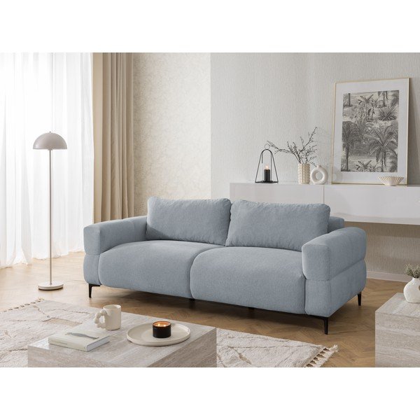 Divano blu polveroso 217 cm Helio – Ropez-image-4