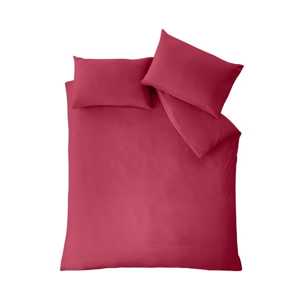 Biancheria da letto rosa scuro per letto matrimoniale 200x200 cm So Soft Easy Iron - Catherine Lansfield