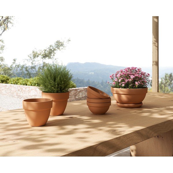 Vaso in terracotta ø 40 cm Amalia Campana - Artevasi-image-4