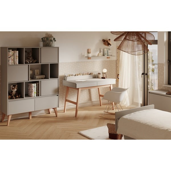 Libreria per bambini grigia 120x42,5 cm Swing - Pinio-image-1