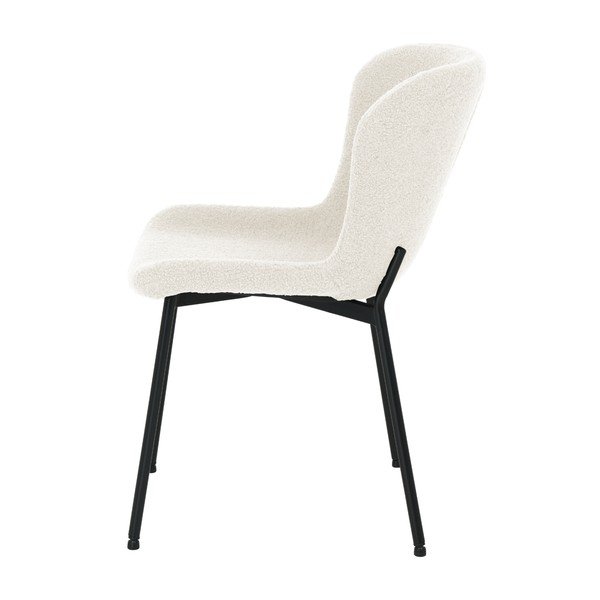 Sedie da pranzo bianche in un set di 2 Teddy - Furnhouse-image-2