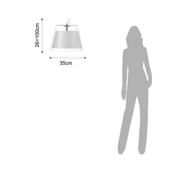 Lampada a sospensione Matt, ⌀ 35 cm - Tomasucci-image-2