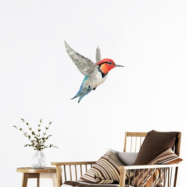 Origami adesivi di Colibrì Hummingbird - Ambiance-image-3