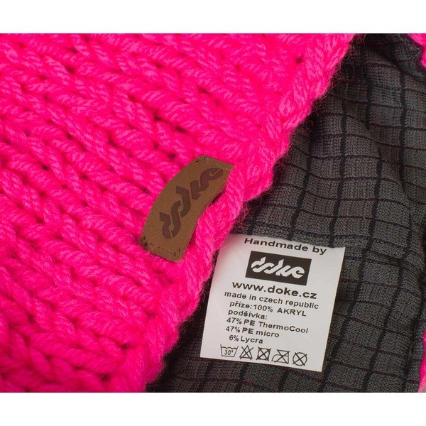 Cappello lavorato a mano Beanie rosa - DOKE-image-2