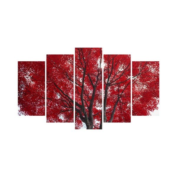 Quadro a più parti Passione rossa, 102 x 60 cm - 3D Art