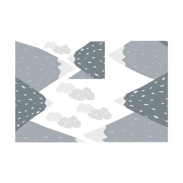 Adesivo murale Montagne giganti scandinave Dinka - Ambiance-image-2