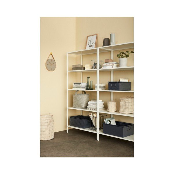 Set di 3 scatole portaoggetti grigio scuro Margo - Hübsch-image-1
