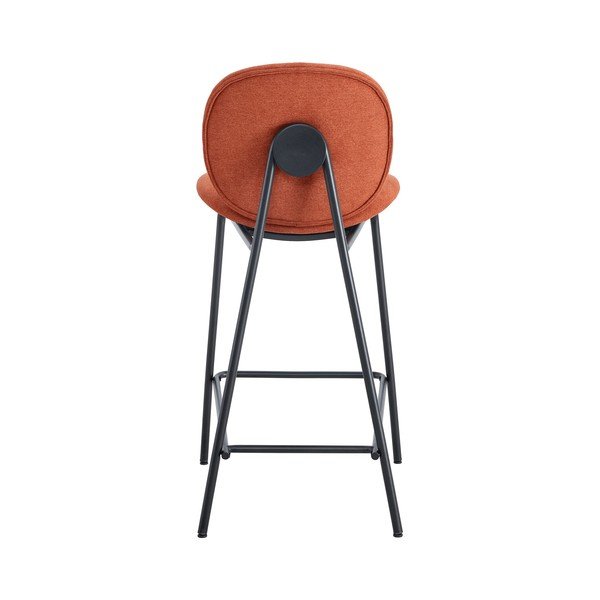 Set di 2 sgabelli da bar in color mattone (altezza seduta 65 cm) Cori - Marckeric-image-4