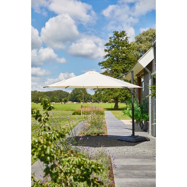 Ombrellone beige ø 350 cm Shadowflex Deluxe - Hartman-image-1