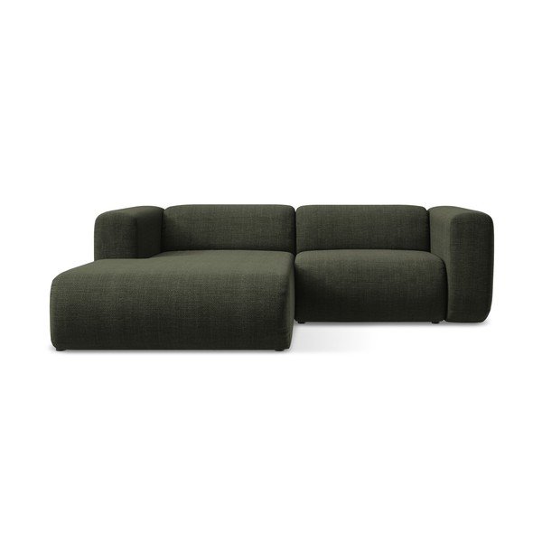 Divano angolare verde (con penisola a sinistra/con chaise lounge) Ekahi – Makamii