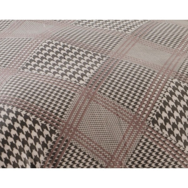 Biancheria da letto singola grigia micro felpata 140x200 cm - My House-image-1