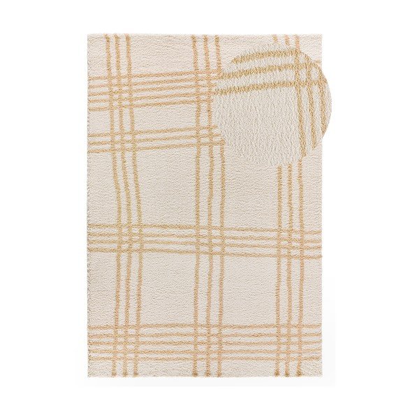 Tappeto beige/color crema 133x190 cm Helia – Universal