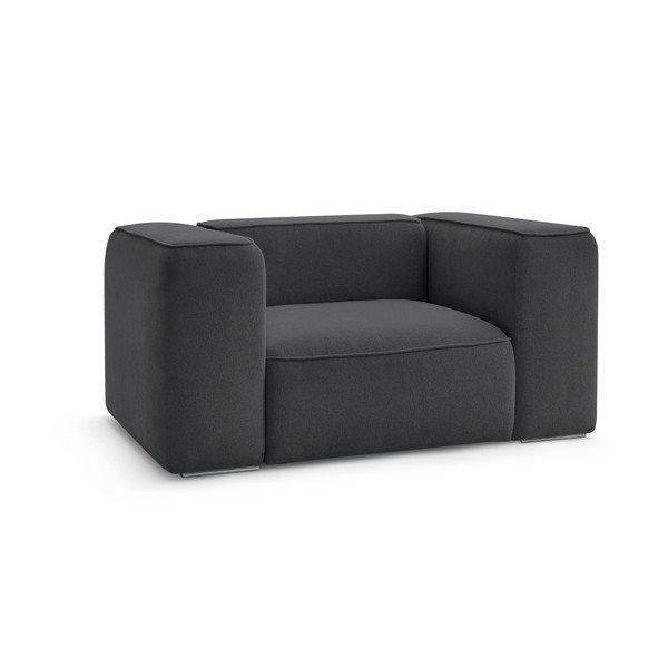 Poltrona in grigio scuro Zephyr – Bobochic Paris