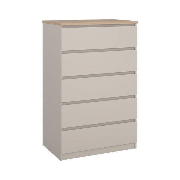 Credenza color crema 77x121x50 cm Naia – Tvilum