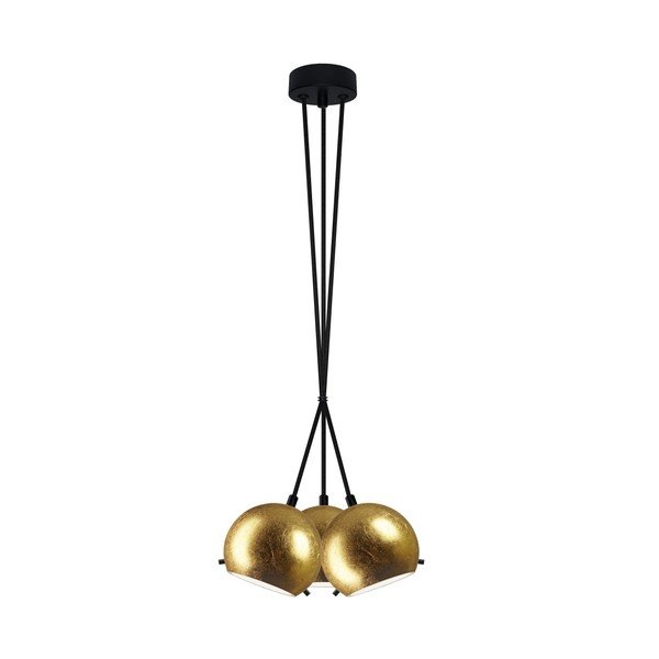 Trojité světlo MYOO gold/black/black