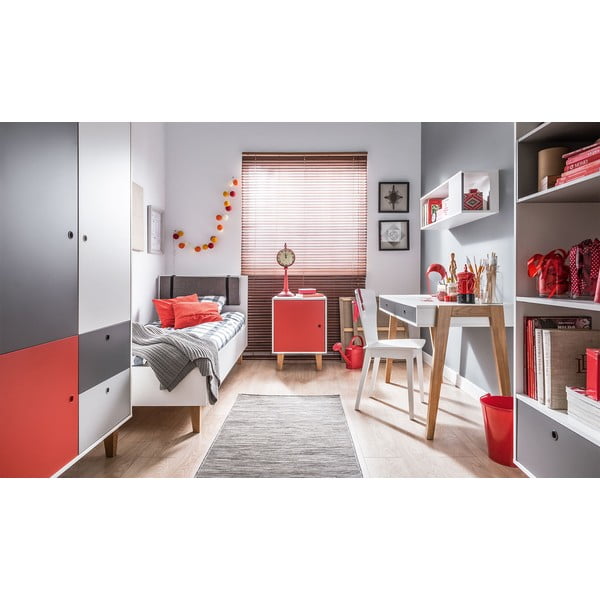 Tavolo da lavoro bianco e grigio Concept - Vox-image-4