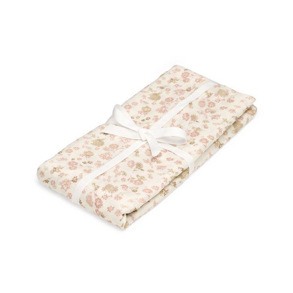Coperta per bambini beige in cotone organico confezionata 120x120 cm Augusta – Cam Cam Copenhagen